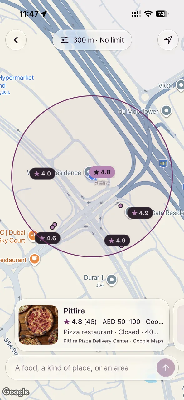 Hanee: Nearby, on the map